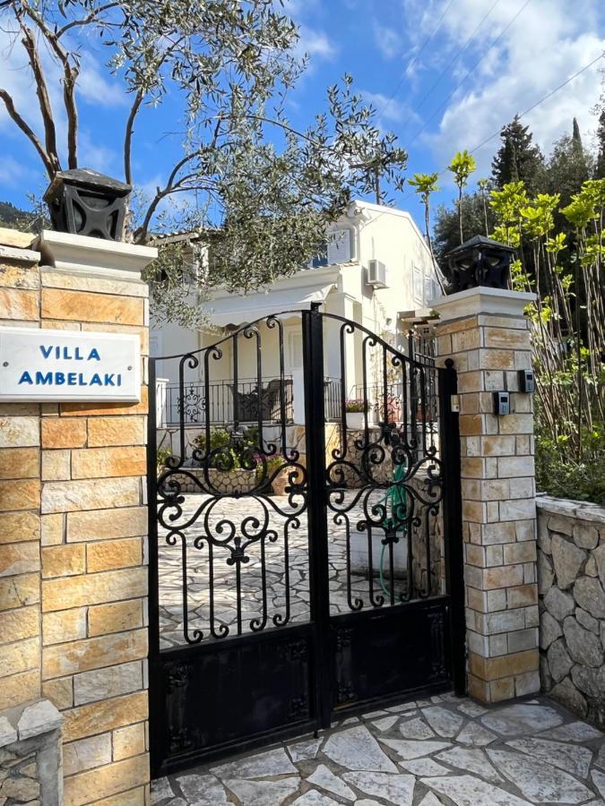 Villa Ampelaki "30 Meters To Beach" ปาเลโอกัสไตรซา ภายนอก รูปภาพ